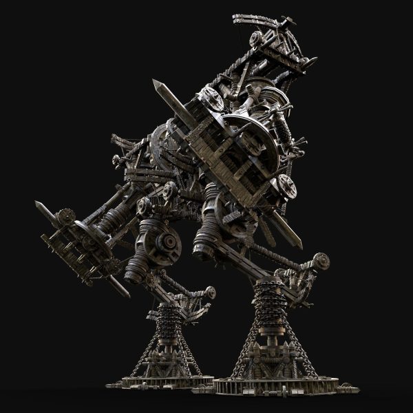 MECH GIANT ROBOT SIEGE WAR MACHINE MEDIEVAL MECHA COLLECTION AAA