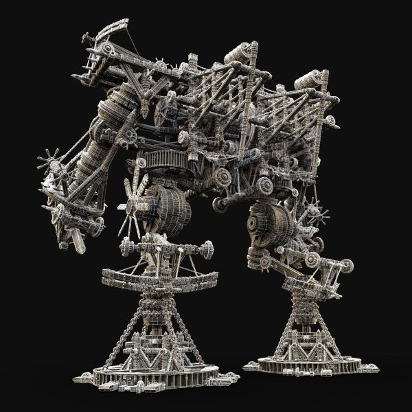 MECH GIANT ROBOT SIEGE WAR MACHINE MEDIEVAL MECHA COLLECTION AAA