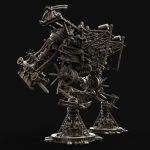 MECH GIANT ROBOT SIEGE WAR MACHINE MEDIEVAL MECHA COLLECTION AAA