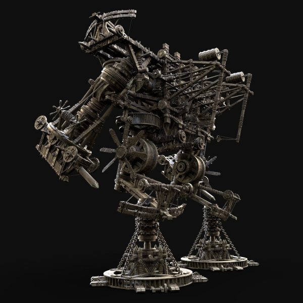 MECH GIANT ROBOT SIEGE WAR MACHINE MEDIEVAL MECHA COLLECTION AAA