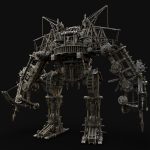 MECH GIANT ROBOT SIEGE WAR MACHINE MEDIEVAL MECHA COLLECTION AAA