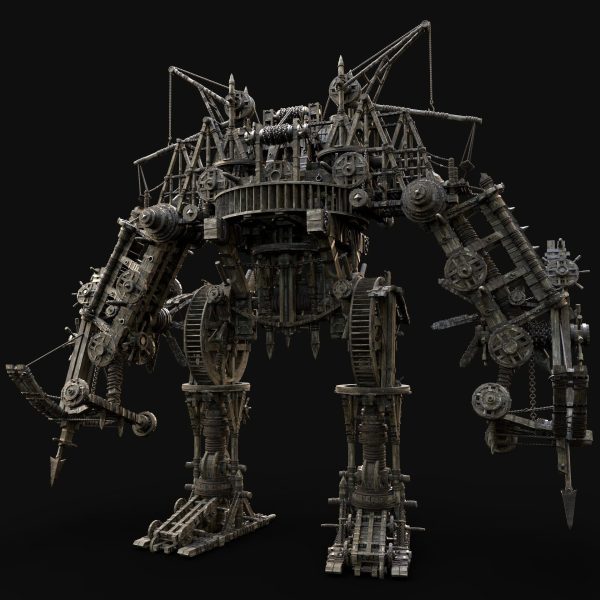 MECH GIANT ROBOT SIEGE WAR MACHINE MEDIEVAL MECHA COLLECTION AAA