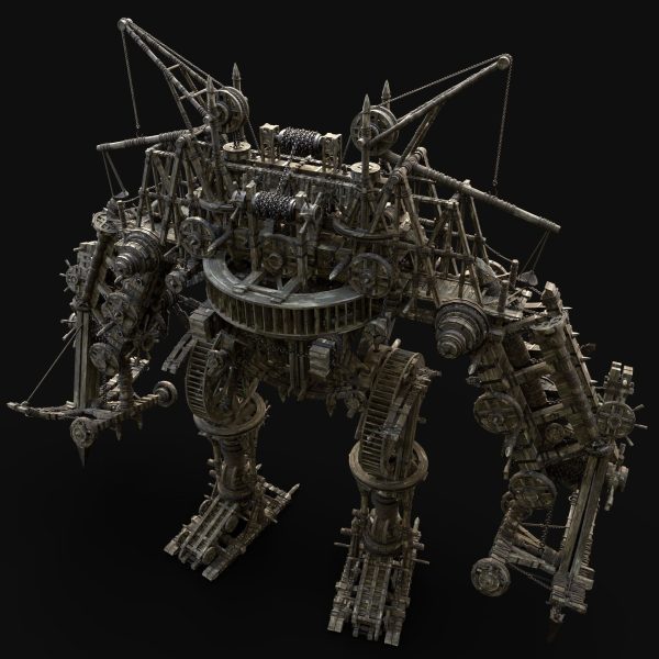 MECH GIANT ROBOT SIEGE WAR MACHINE MEDIEVAL MECHA COLLECTION AAA