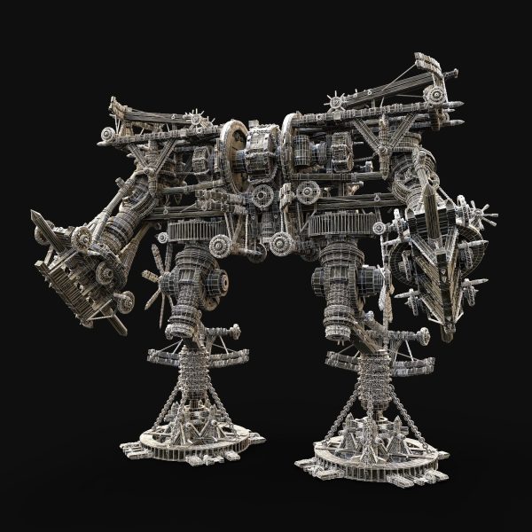 MECH GIANT ROBOT SIEGE WAR MACHINE MEDIEVAL MECHA COLLECTION AAA