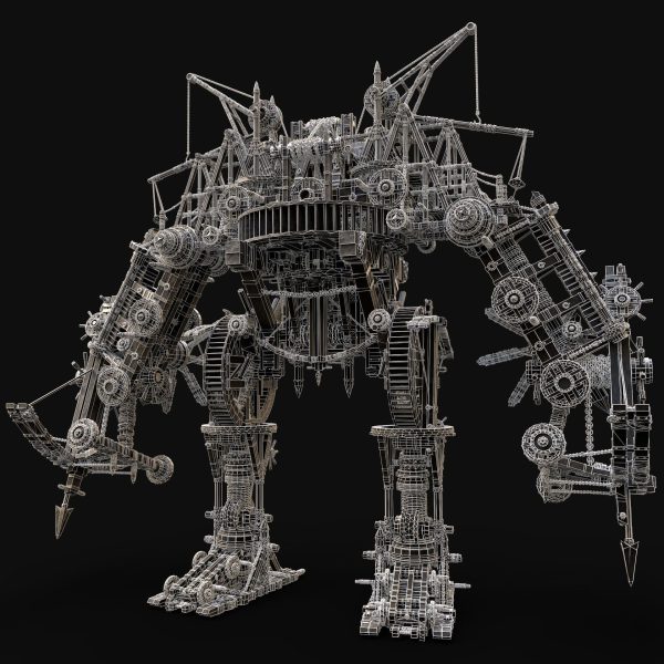 MECH GIANT ROBOT SIEGE WAR MACHINE MEDIEVAL MECHA COLLECTION AAA