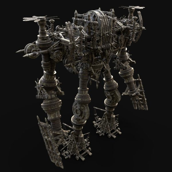 MECH GIANT ROBOT SIEGE WAR MACHINE MEDIEVAL MECHA COLLECTION AAA