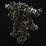 MECH GIANT ROBOT SIEGE WAR MACHINE MEDIEVAL MECHA COLLECTION AAA