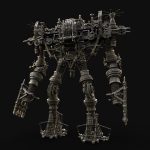 MECH GIANT ROBOT SIEGE WAR MACHINE MEDIEVAL MECHA COLLECTION AAA