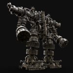 MECH GIANT ROBOT SIEGE WAR MACHINE MEDIEVAL MECHA COLLECTION AAA