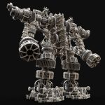 MECH GIANT ROBOT SIEGE WAR MACHINE MEDIEVAL MECHA COLLECTION AAA