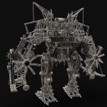 MECH GIANT ROBOT SIEGE WAR MACHINE MEDIEVAL MECHA COLLECTION AAA