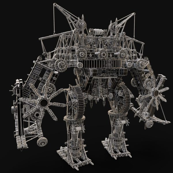 MECH GIANT ROBOT SIEGE WAR MACHINE MEDIEVAL MECHA COLLECTION AAA