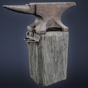 MEDIEVAL - Anvil 02 - LOW POLY