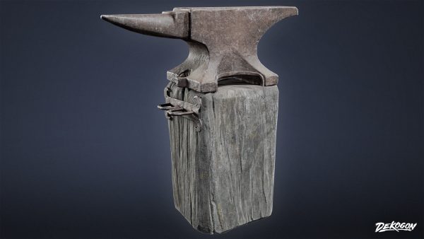 MEDIEVAL - Anvil 02 - LOW POLY