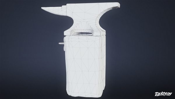 MEDIEVAL - Anvil 02 - LOW POLY
