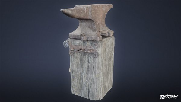 MEDIEVAL - Anvil 02 - LOW POLY