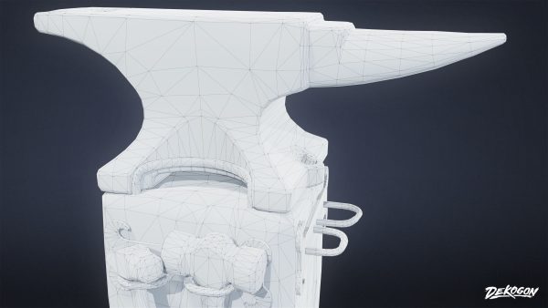 MEDIEVAL - Anvil 02 - LOW POLY