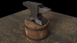Medieval Anvil and Hammer