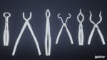 MEDIEVAL - Blacksmith Tools 01 - LOW POLY