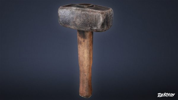 MEDIEVAL - Blacksmith Tools 01 - LOW POLY