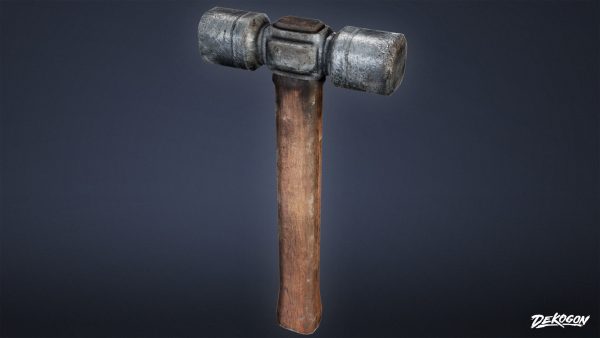 MEDIEVAL - Blacksmith Tools 01 - LOW POLY