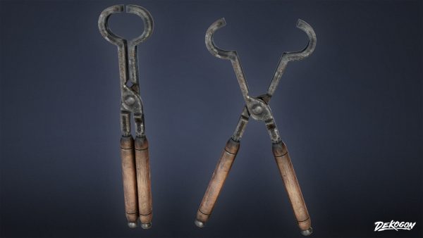 MEDIEVAL - Blacksmith Tools 01 - LOW POLY