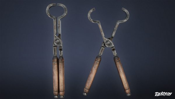 MEDIEVAL - Blacksmith Tools 01 - LOW POLY
