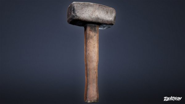 MEDIEVAL - Blacksmith Tools 01 - LOW POLY