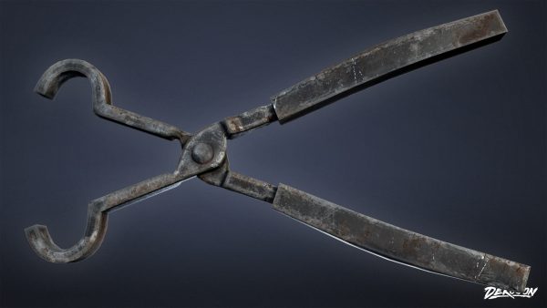 MEDIEVAL - Blacksmith Tools 01 - LOW POLY