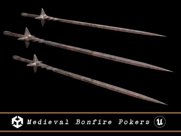 Medieval Bonfire Pokers