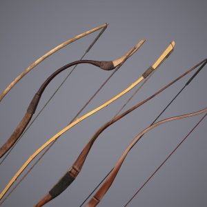 medieval-bows-3d-model-low-poly-max-obj-mtl-fbx-tga