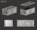 Medieval Collection Containers Metal Crates and Cans
