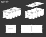 Medieval Collection Containers Metal Crates and Cans