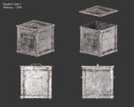 Medieval Collection Containers Metal Crates and Cans