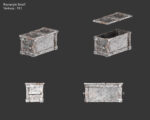 Medieval Collection Containers Metal Crates and Cans