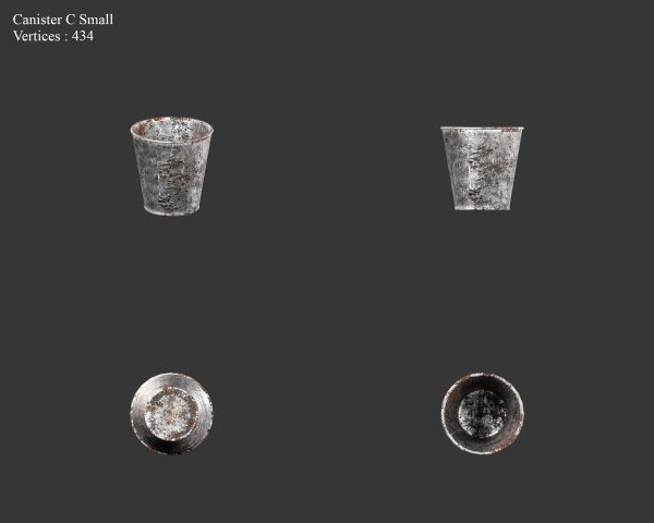 Medieval Collection Containers Metal Crates and Cans