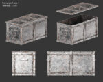 Medieval Collection Containers Metal Crates and Cans