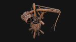 Medieval Crane Steampunk Quarry