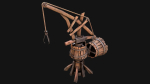 Medieval Crane Steampunk Quarry