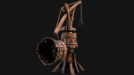 Medieval Crane Steampunk Quarry