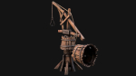 Medieval Crane Steampunk Quarry