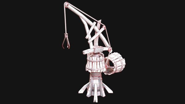 Medieval Crane Steampunk Quarry