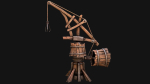 Medieval Crane Steampunk Quarry