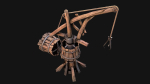 Medieval Crane Steampunk Quarry