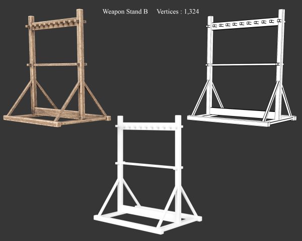 Medieval Decoration Weapon and Armor Stands