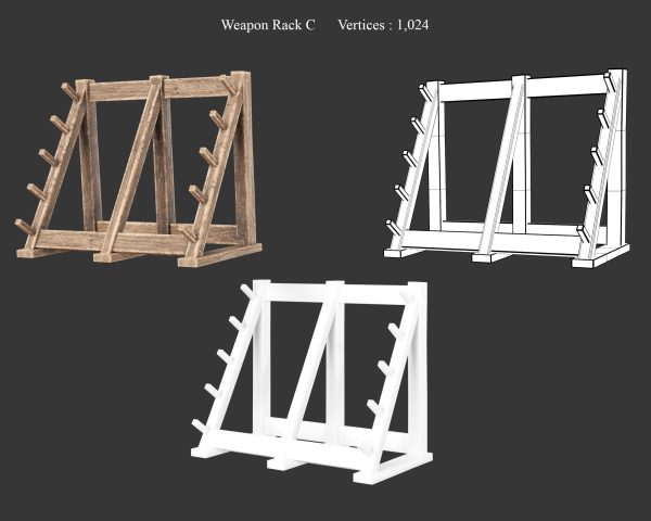 Medieval Decoration Weapon and Armor Stands