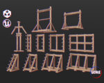 Medieval Decoration Weapon and Armor Stands