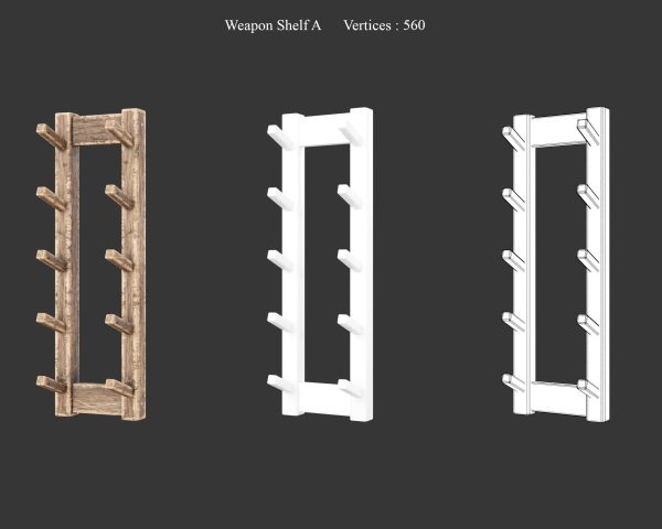 Medieval Decoration Weapon and Armor Stands