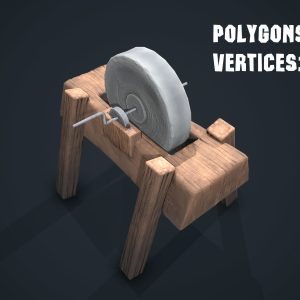 medieval-grindstone-3d-model-low-poly-obj-fbx