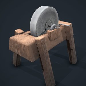 Medieval grindstone